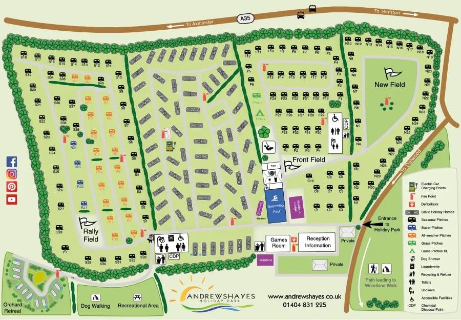 Best East Devon Holiday Park Andrewshayes